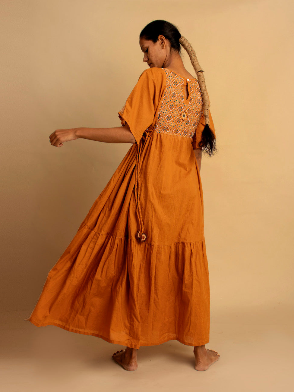 Kaira Dress - Tan - OurDve