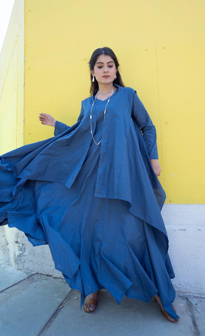 Mocking Bird Jacket - Dark Blue - OurDve