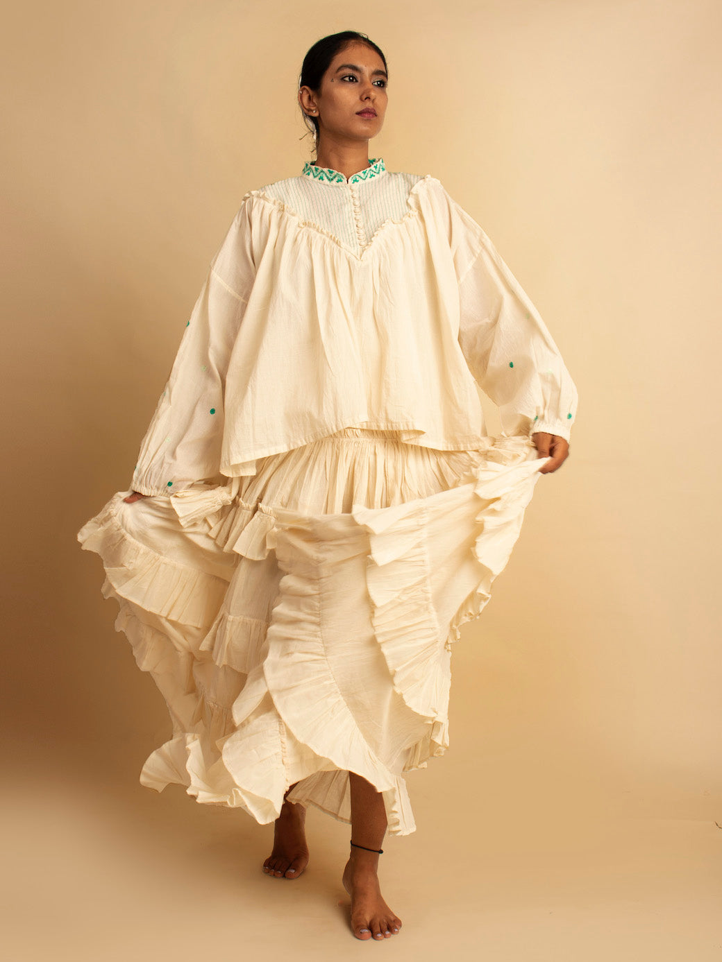 Nomad Skirt - Beige - OurDve