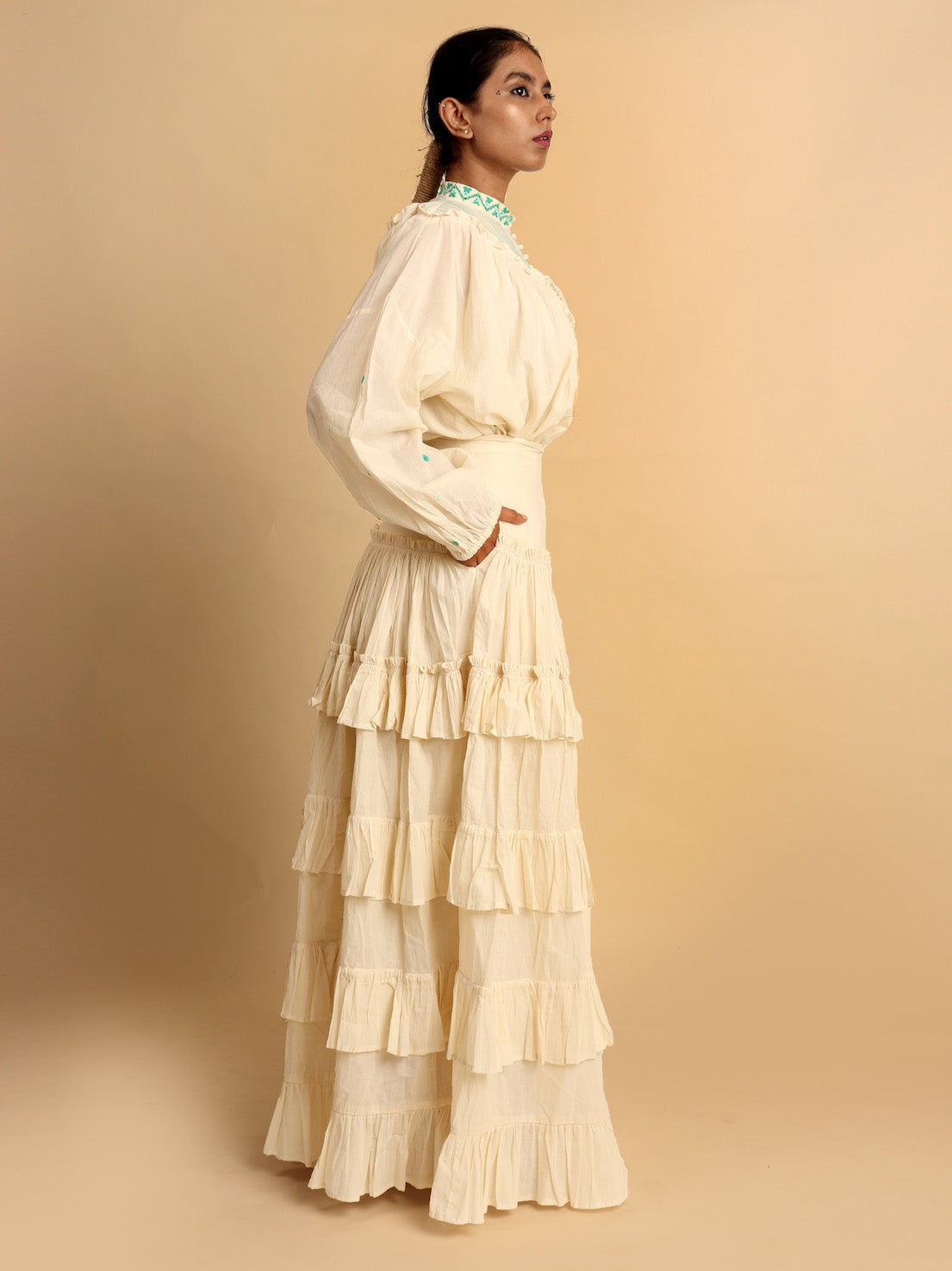 Nomad Skirt - Beige - OurDve