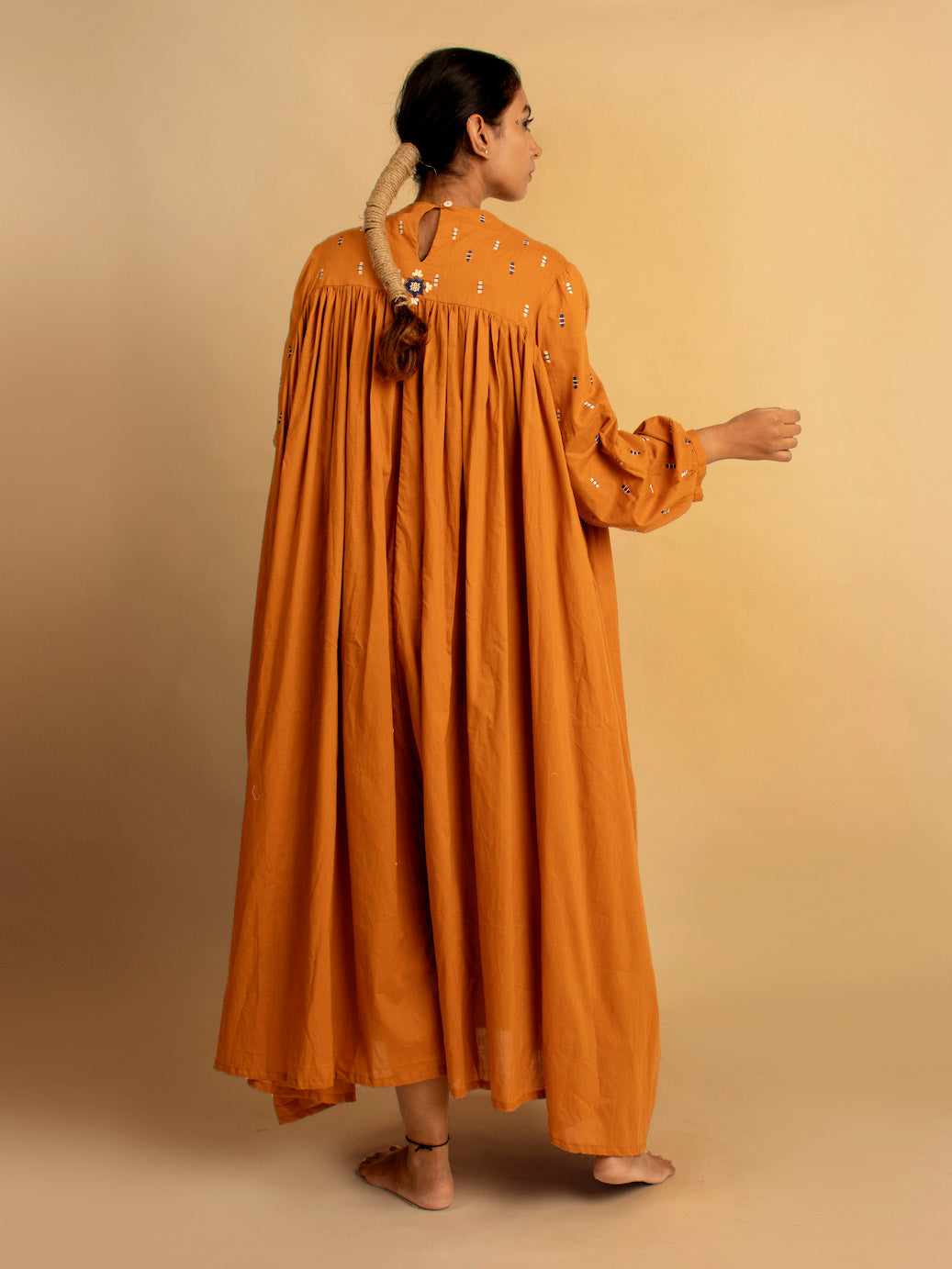 Reba Dress - Tan - OurDve