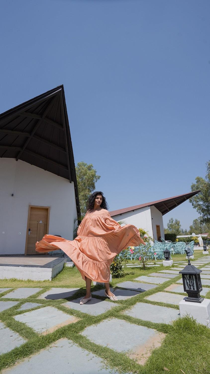 Twin Dress - Peach - OurDve