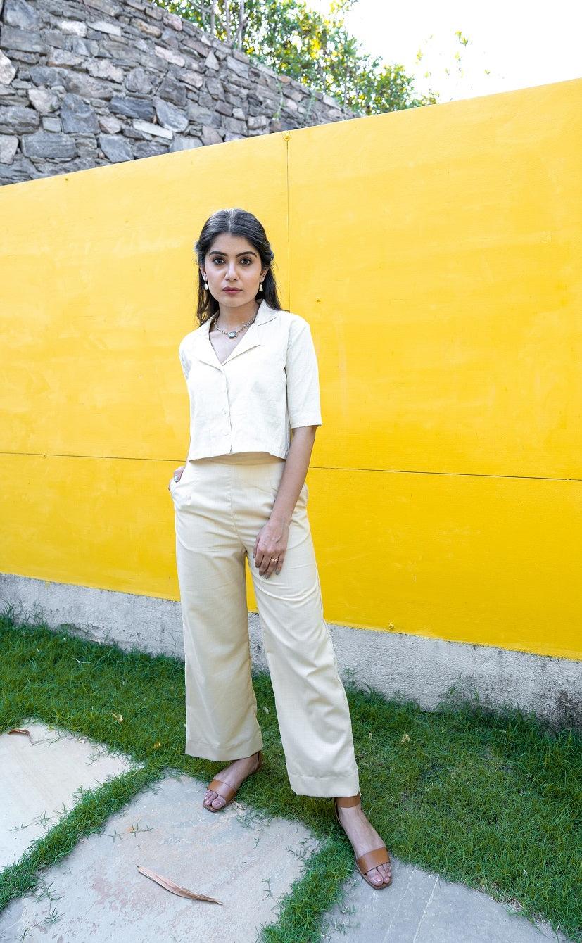 Crop Shirt - Handwoven - OurDve