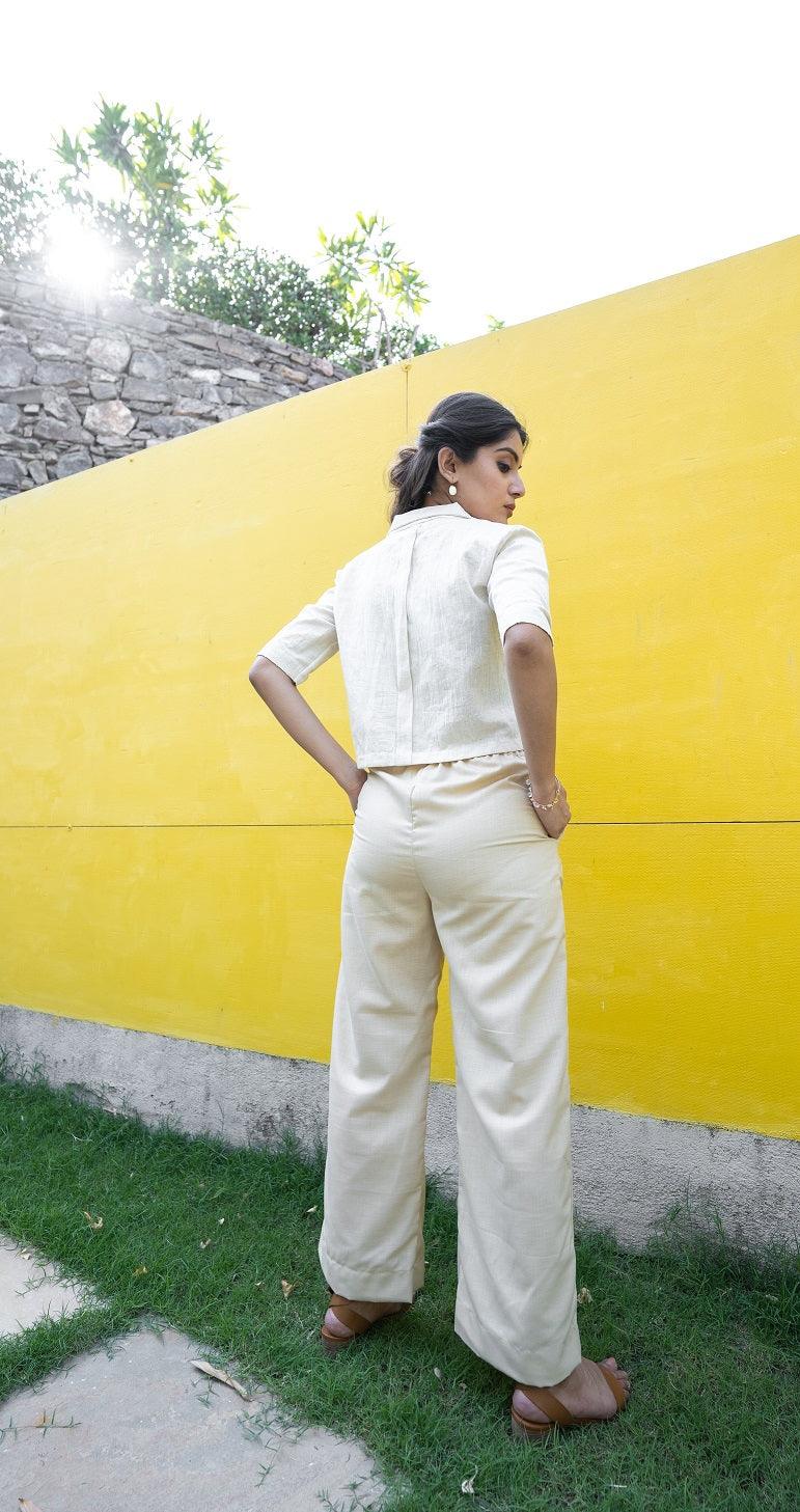 Crop Shirt - Handwoven - OurDve