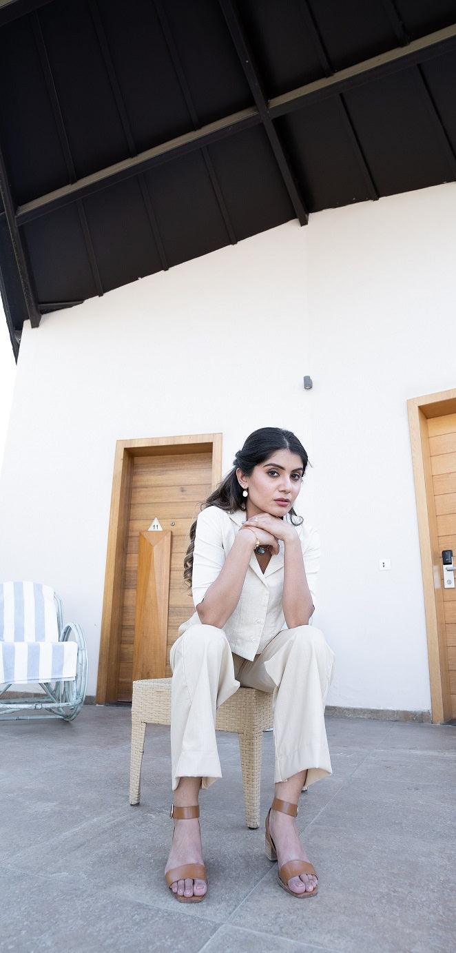 Crop Shirt - Handwoven - OurDve