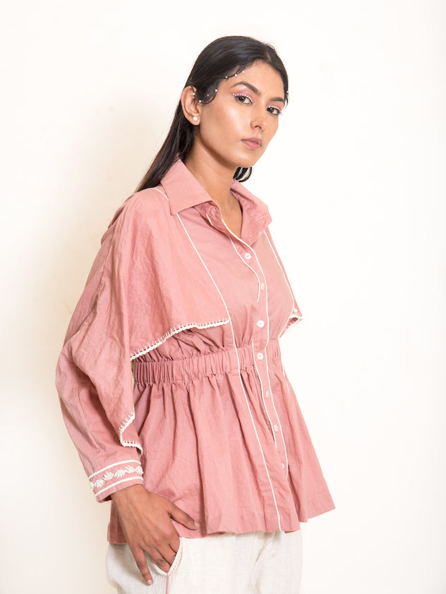 Cuttle Set (Top + Pants) Mul Cotton Onion Pink - OurDve