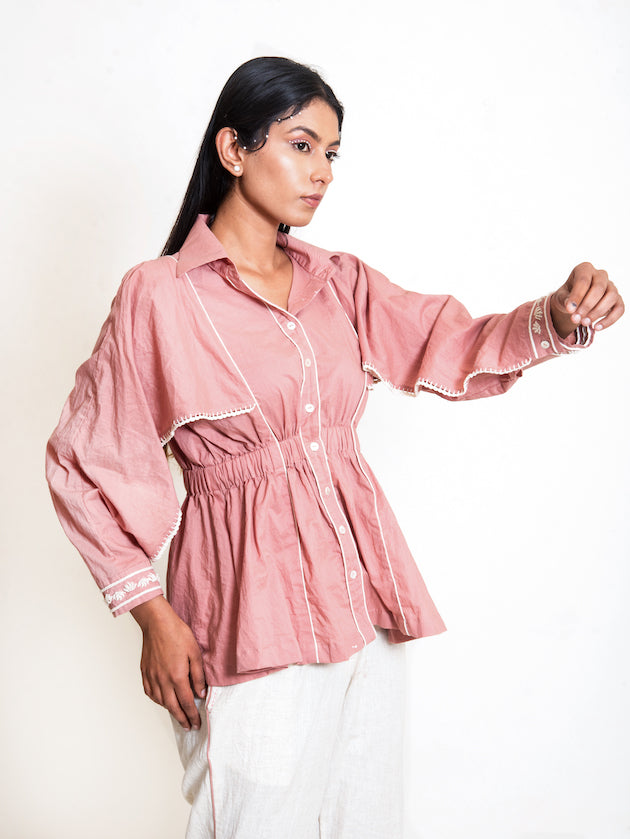 Cuttle Set (Top + Pants) Mul Cotton Onion Pink - OurDve