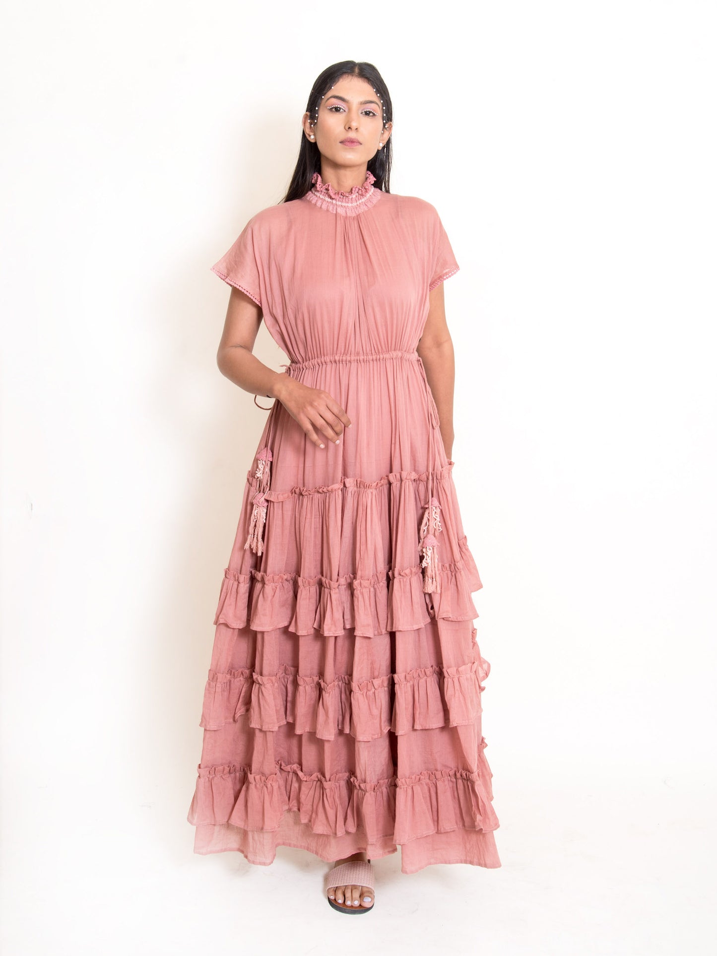 Jellf Dress Mul Cotton - Onion Pink - OurDve