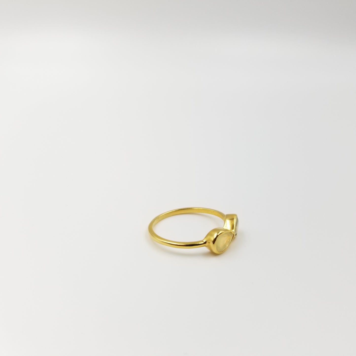 Moonstone Infinity Ring - OurDve