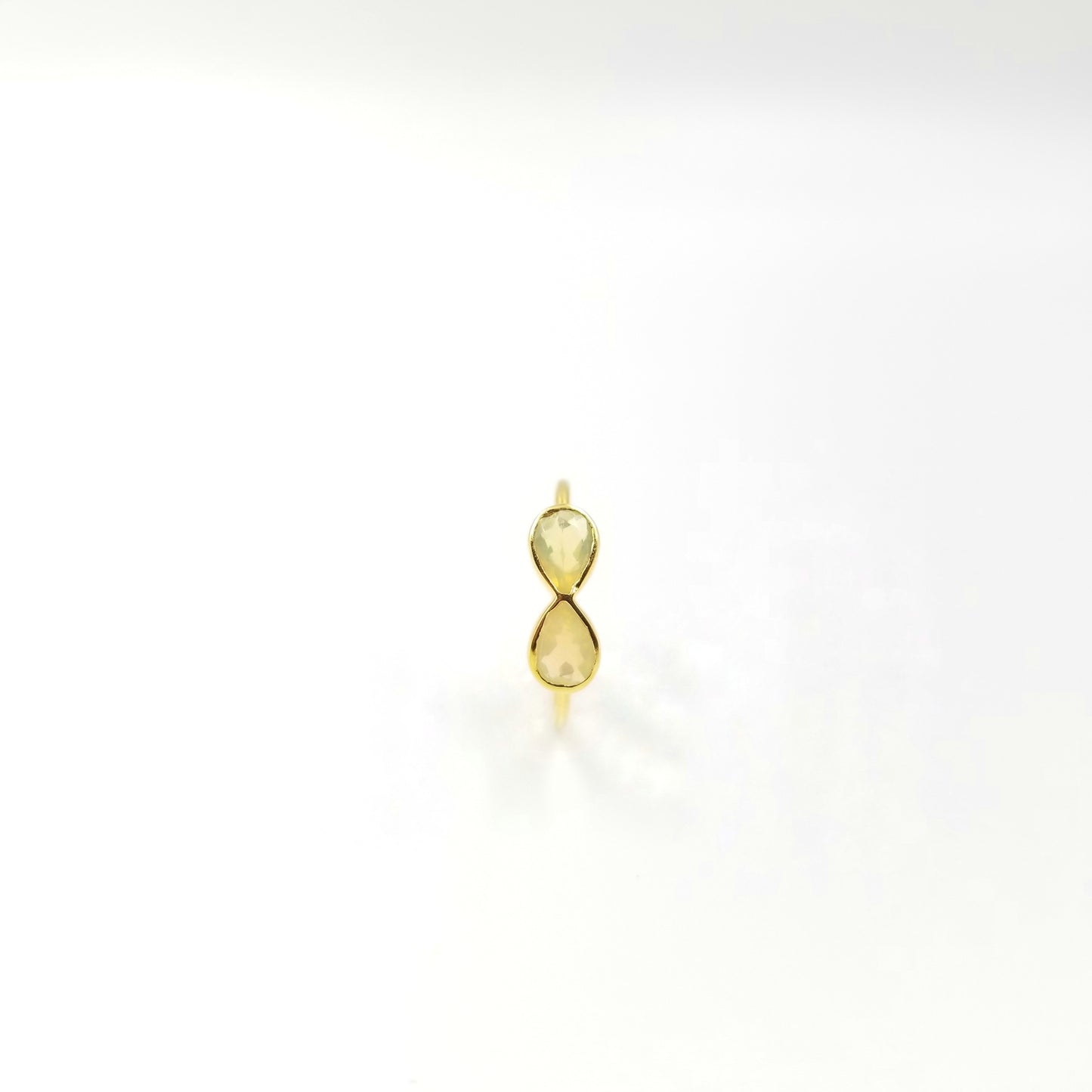 Moonstone Infinity Ring - OurDve