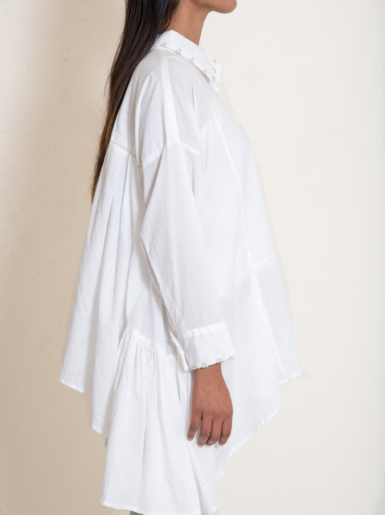 Otter Set (Top + Pants) Mul Cotton White - OurDve