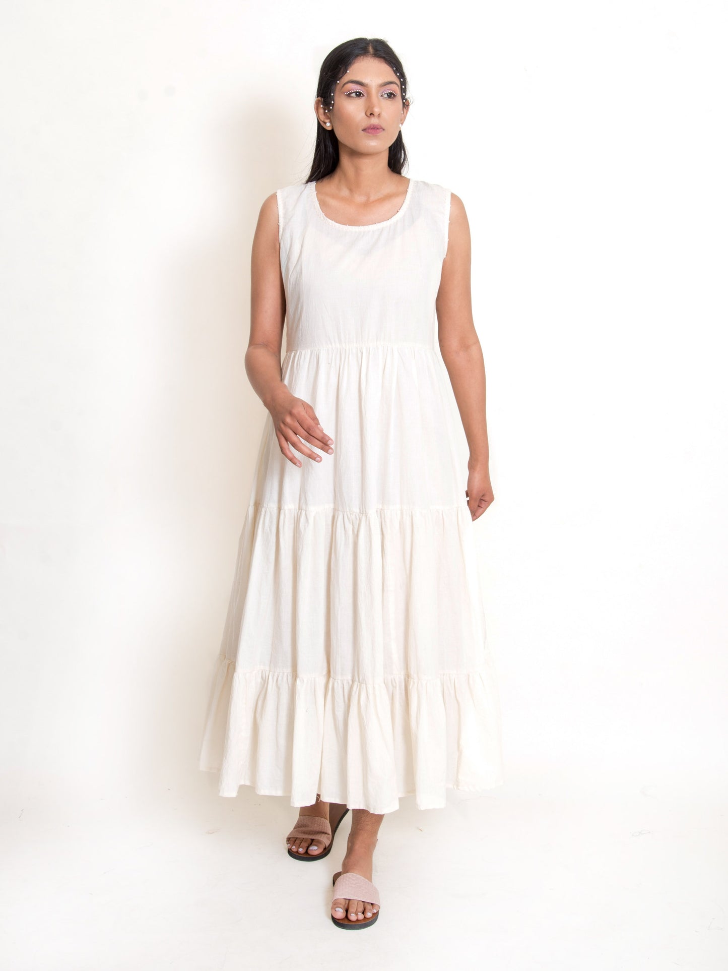 Pelican Set (Dress+Jacket) Mul Cotton - Apple Green - OurDve