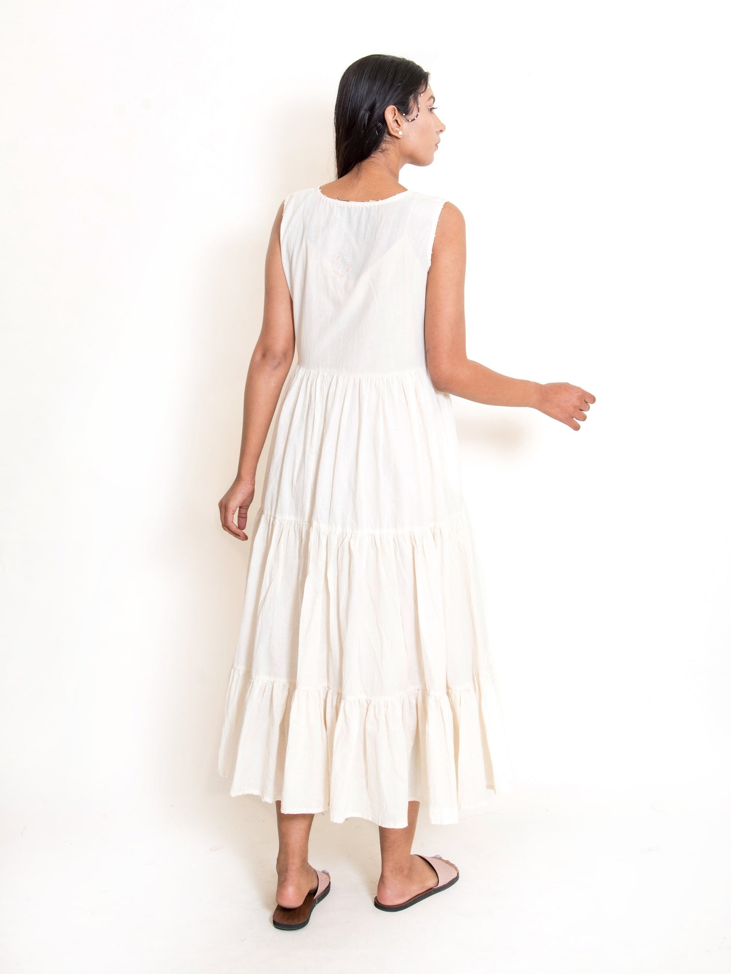 Pelican Set (Dress+Jacket) Mul Cotton - Apple Green - OurDve