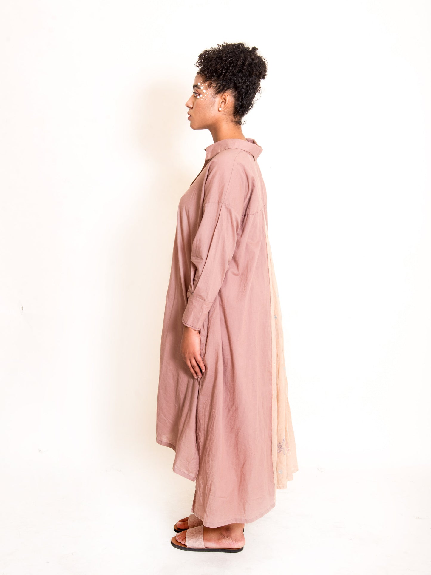 Poc Dress Mul Cotton - Ash Pink - OurDve