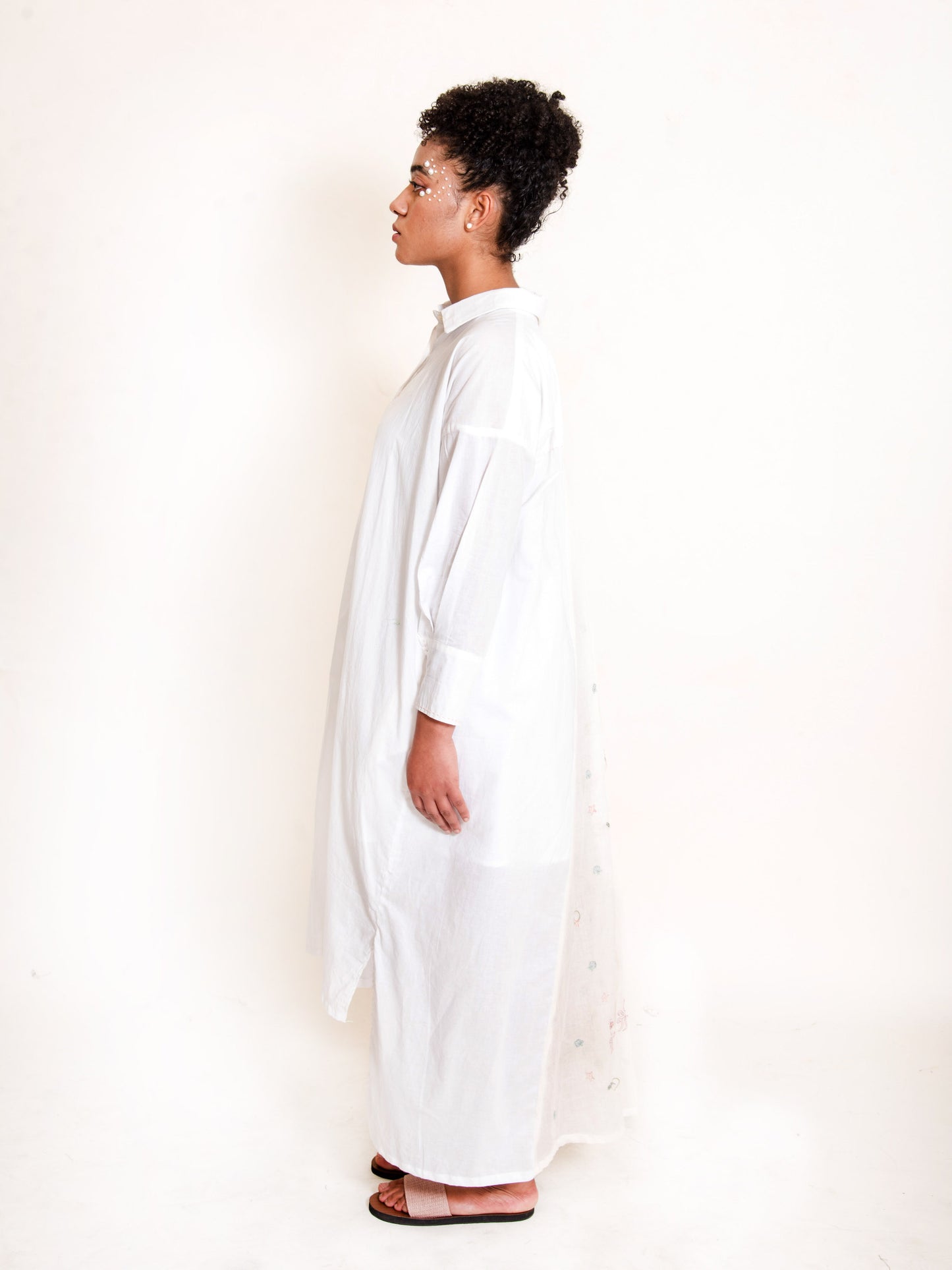 Poc Dress Mul Cotton - White - OurDve