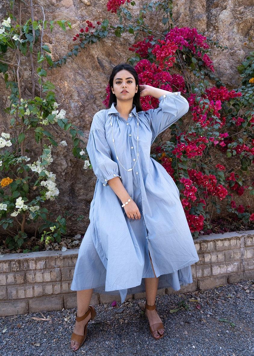 Rey Dress - Light Blue - OurDve