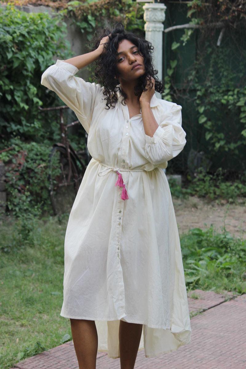 Rey Dress - Beige - OurDve