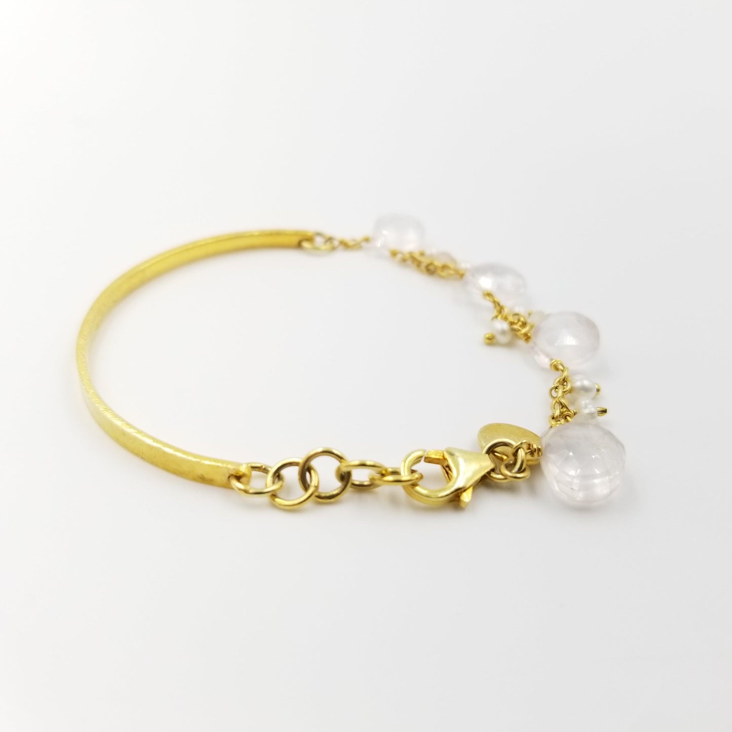Rose Quartz Pearl Bracelet-Band - OurDve