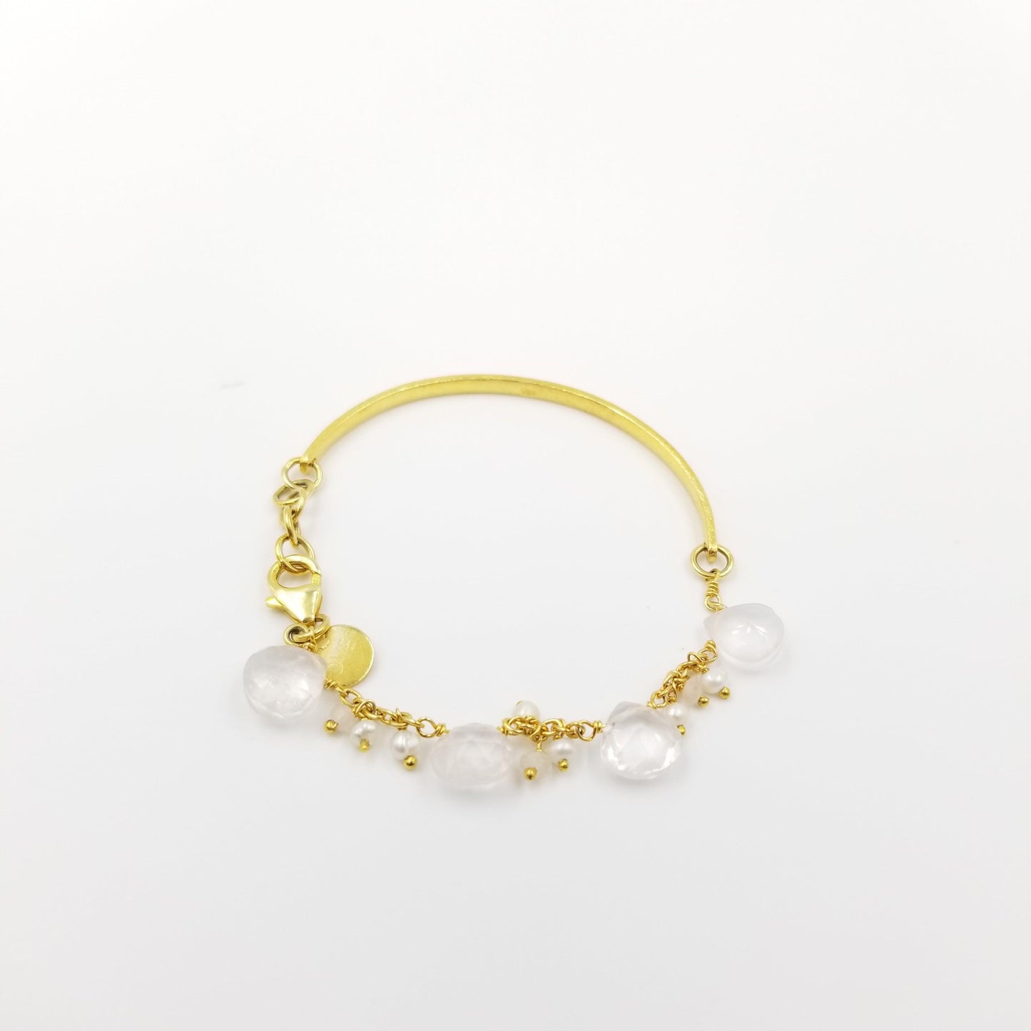 Rose Quartz Pearl Bracelet-Band - OurDve