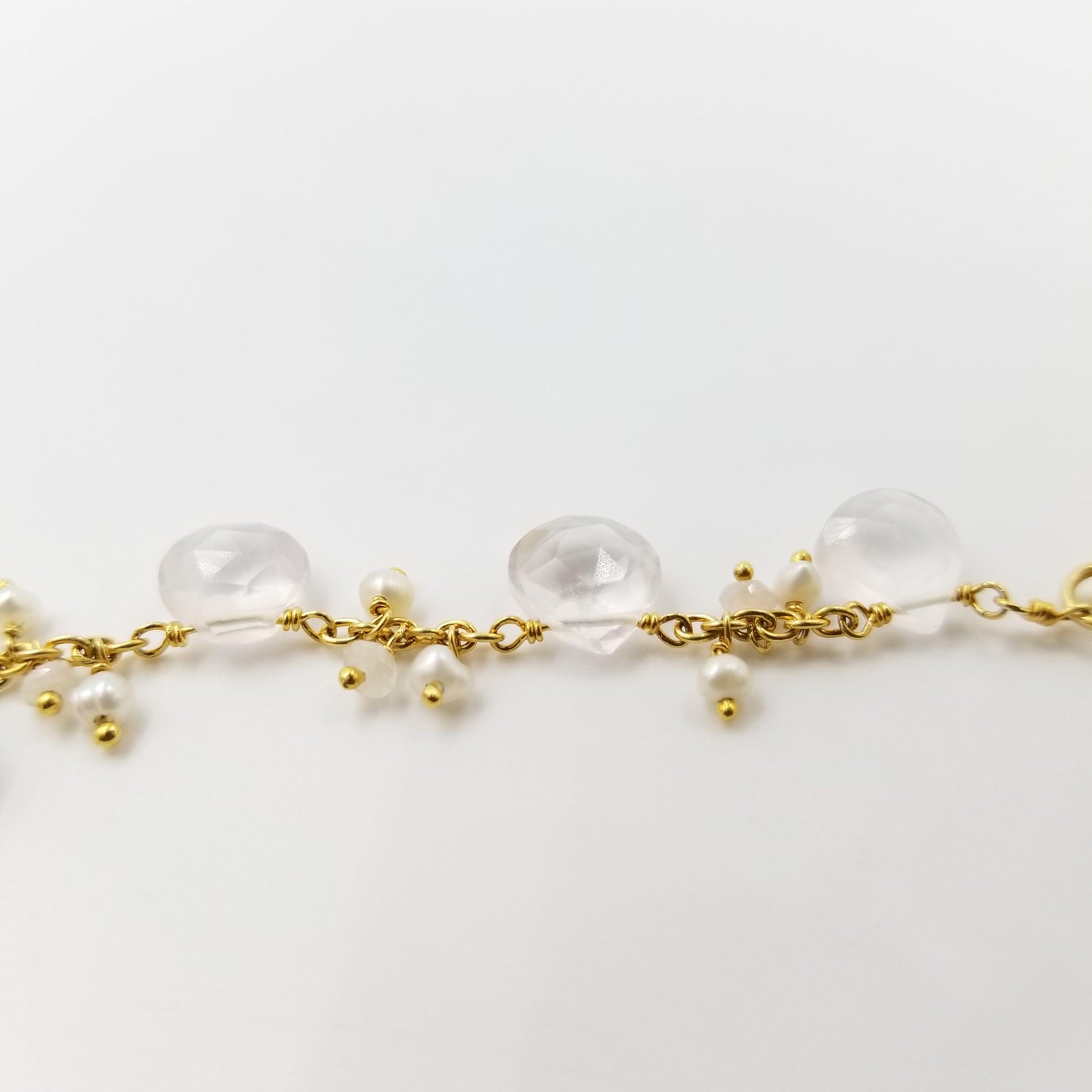 Rose Quartz Pearl Bracelet-Band - OurDve