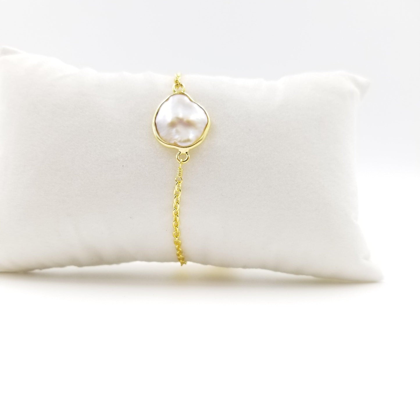 Rough Single Pearl Bracelet - OurDve
