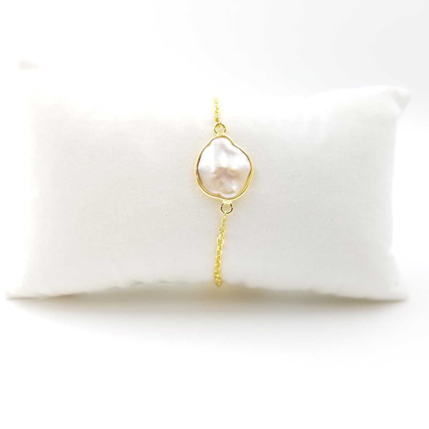 Rough Single Pearl Bracelet - OurDve