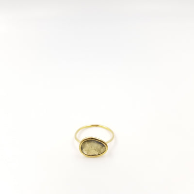 Single Stone Labradorite Ring - OurDve