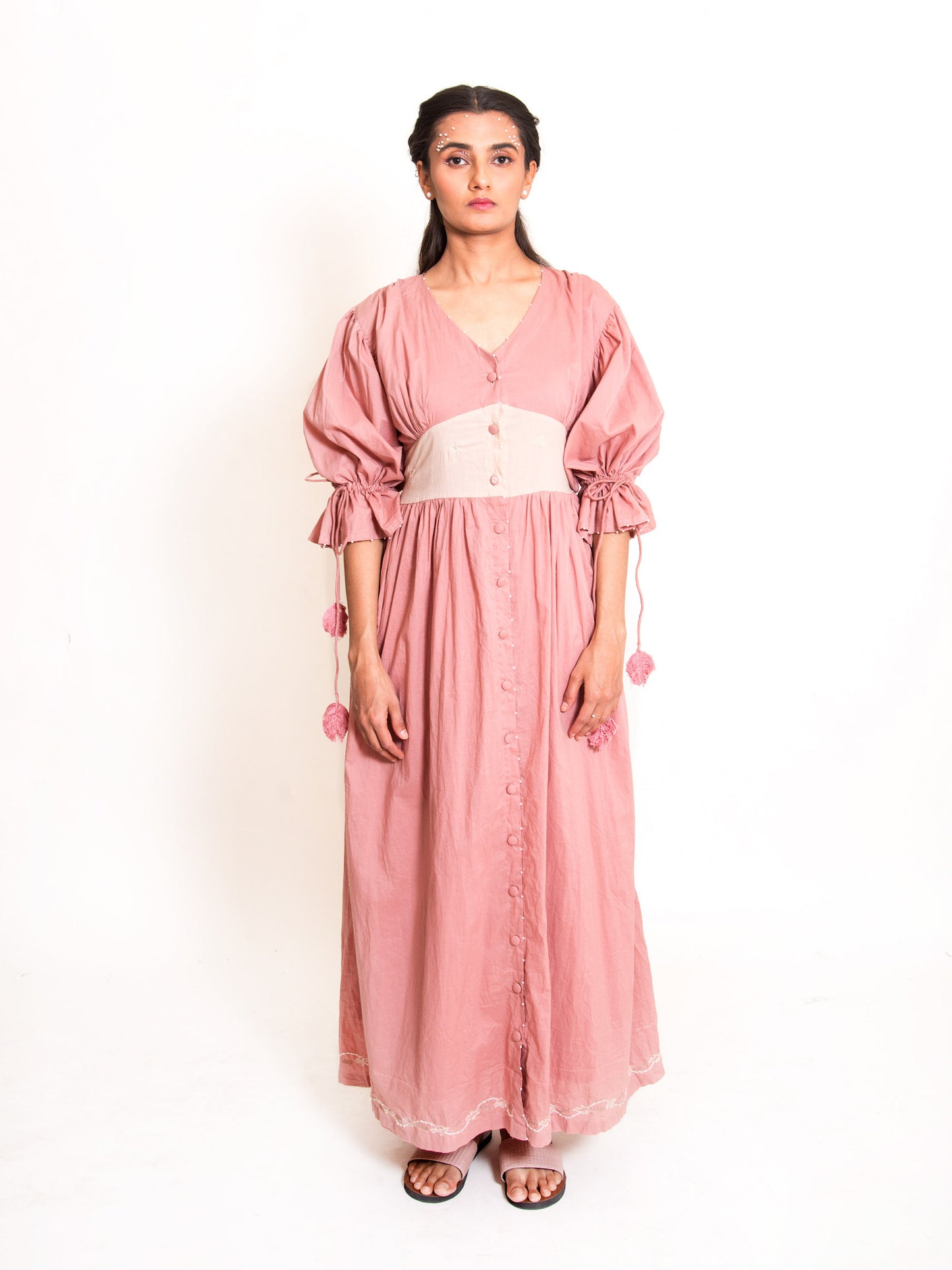 Turt Dress Mul Cotton - Onion Pink - OurDve