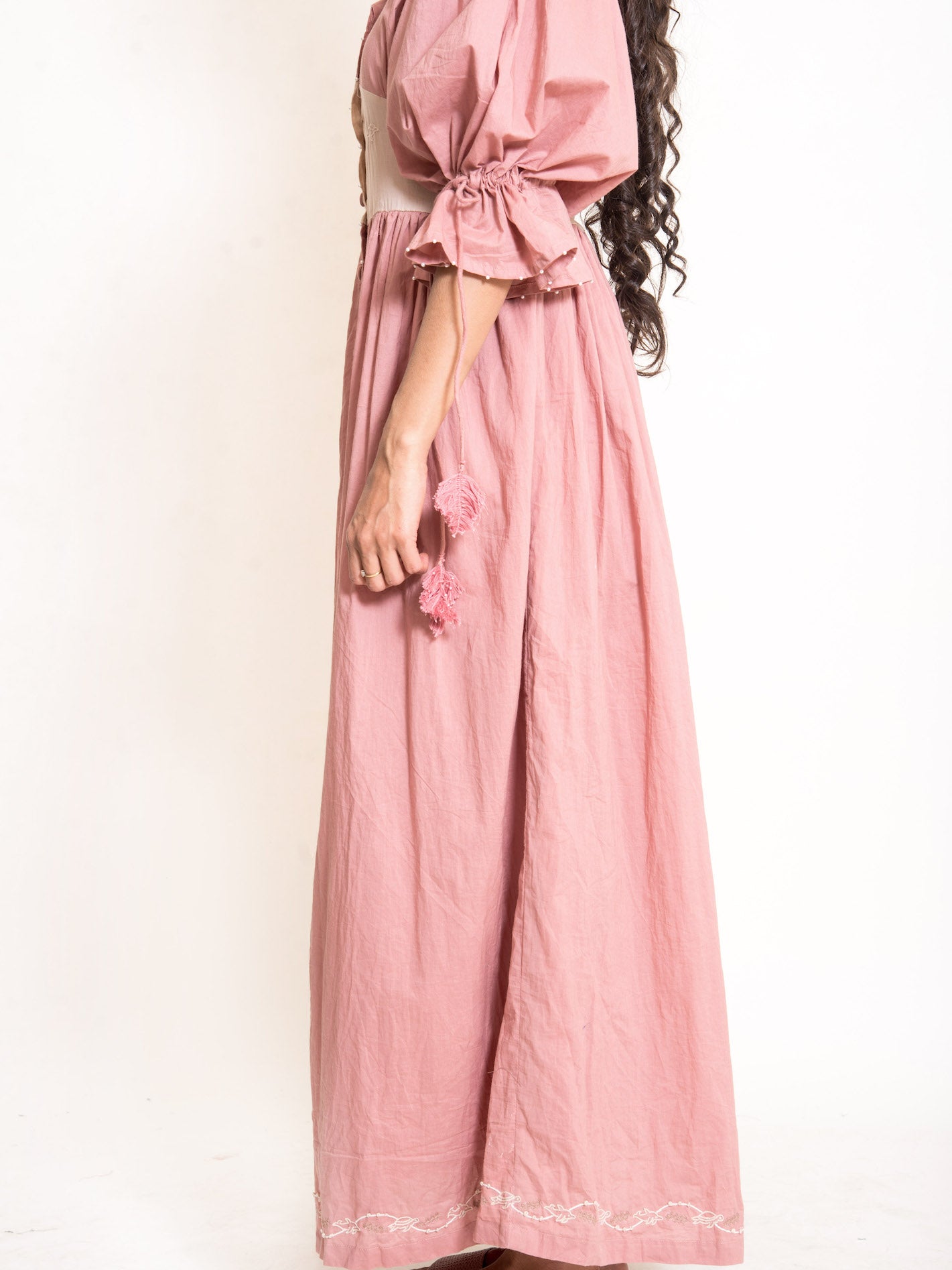 Turt Dress Mul Cotton - Onion Pink - OurDve