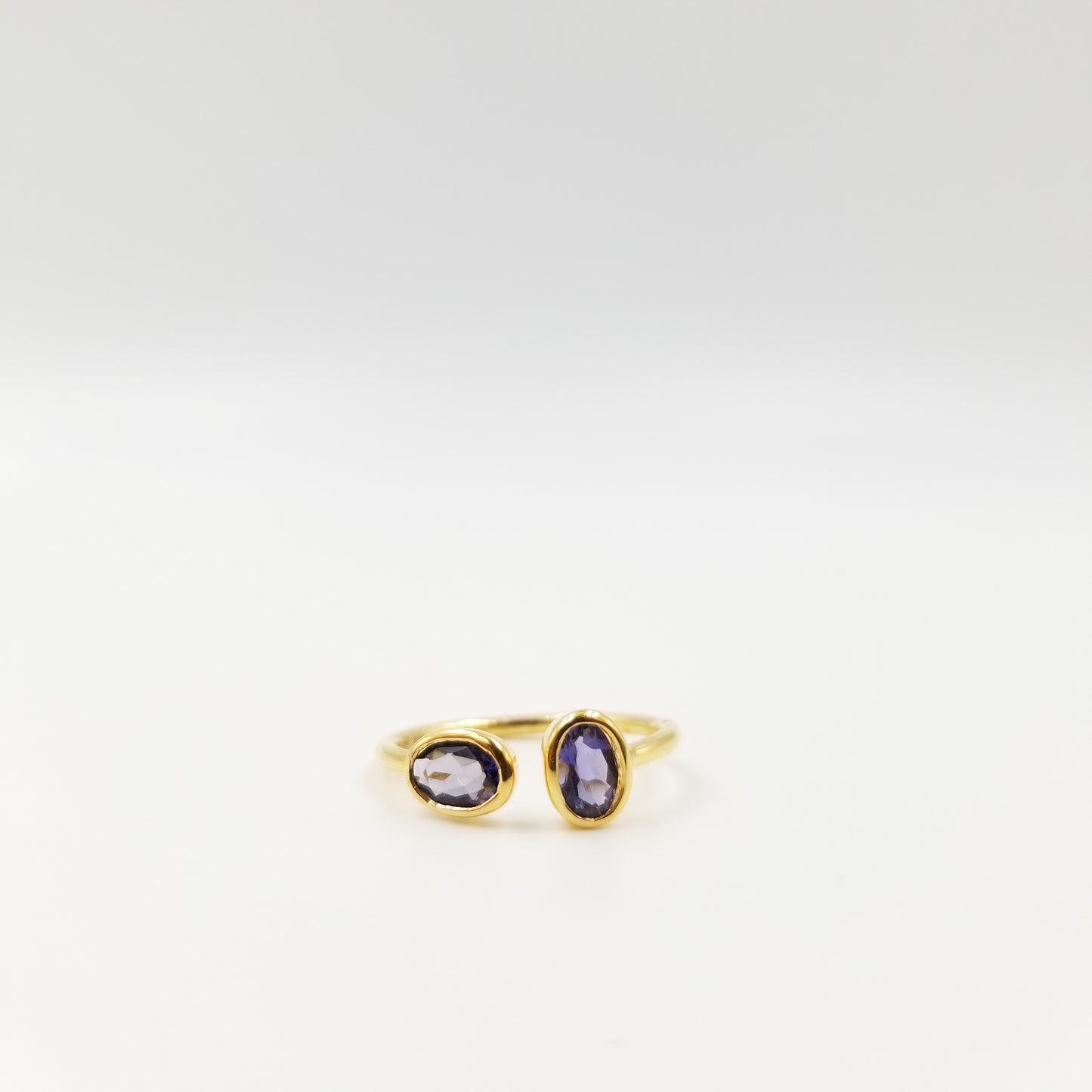 2 Stone Amethyst Ring - OurDve