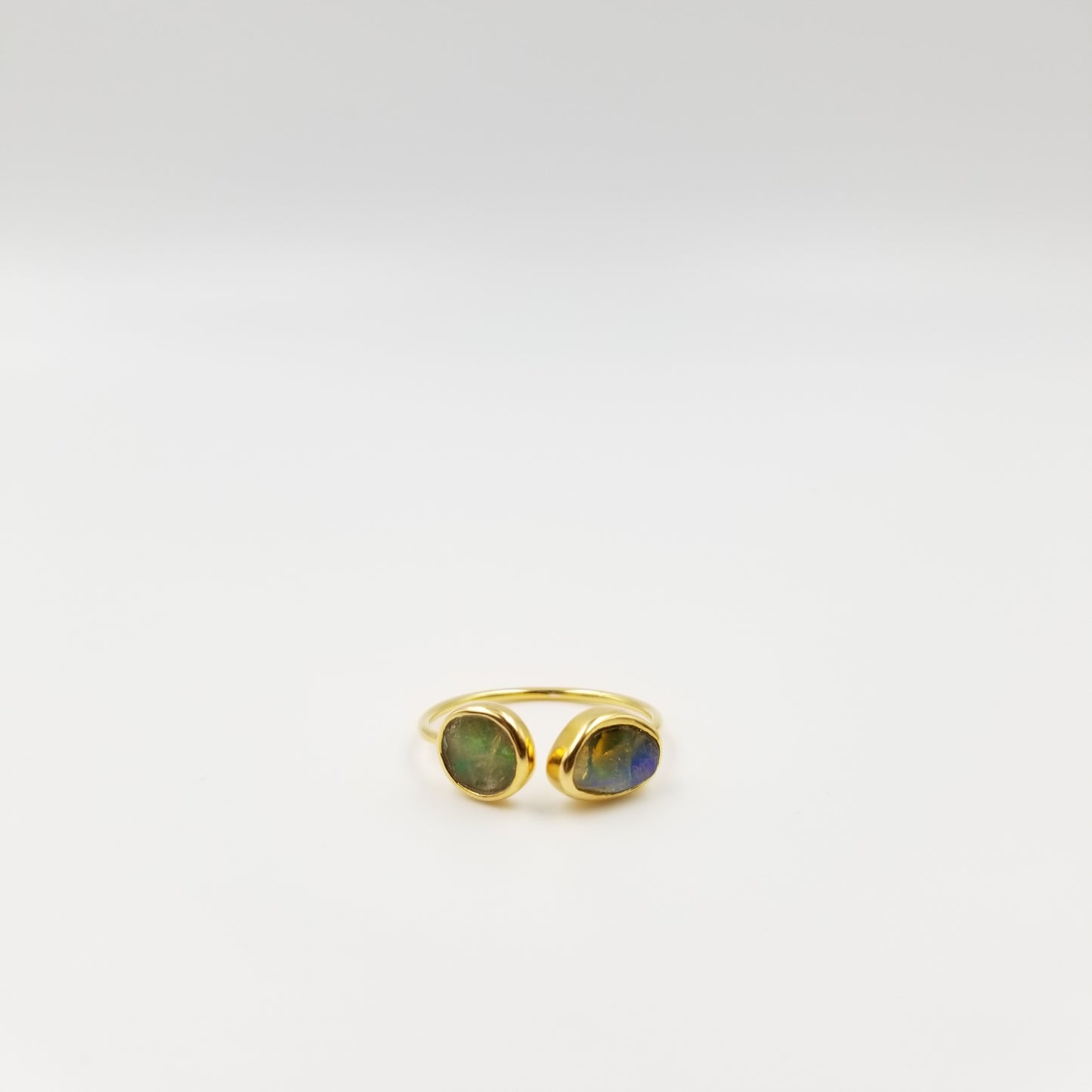 2 Stone Opal Ring - OurDve