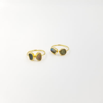 2 Stone Opal Ring - OurDve