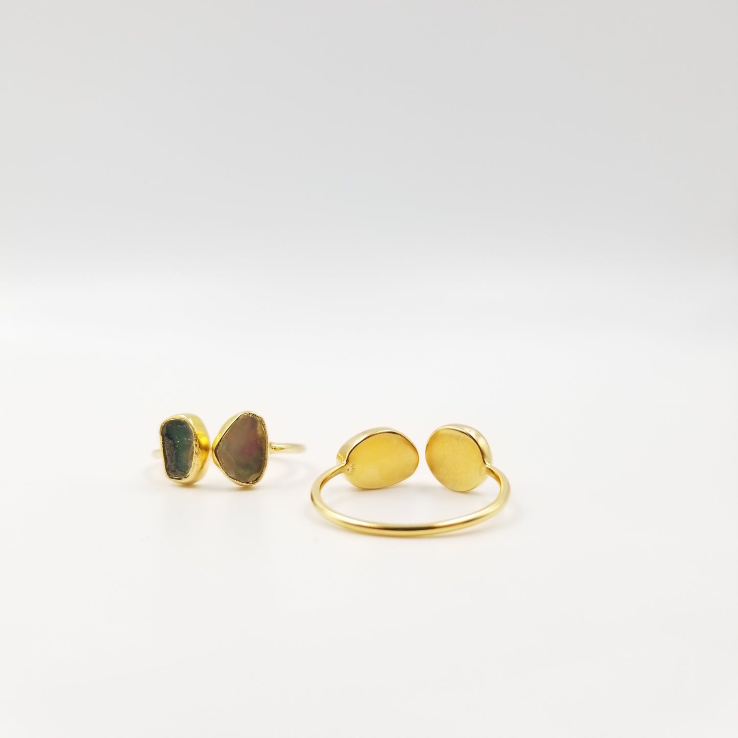 2 Stone Opal Ring - OurDve