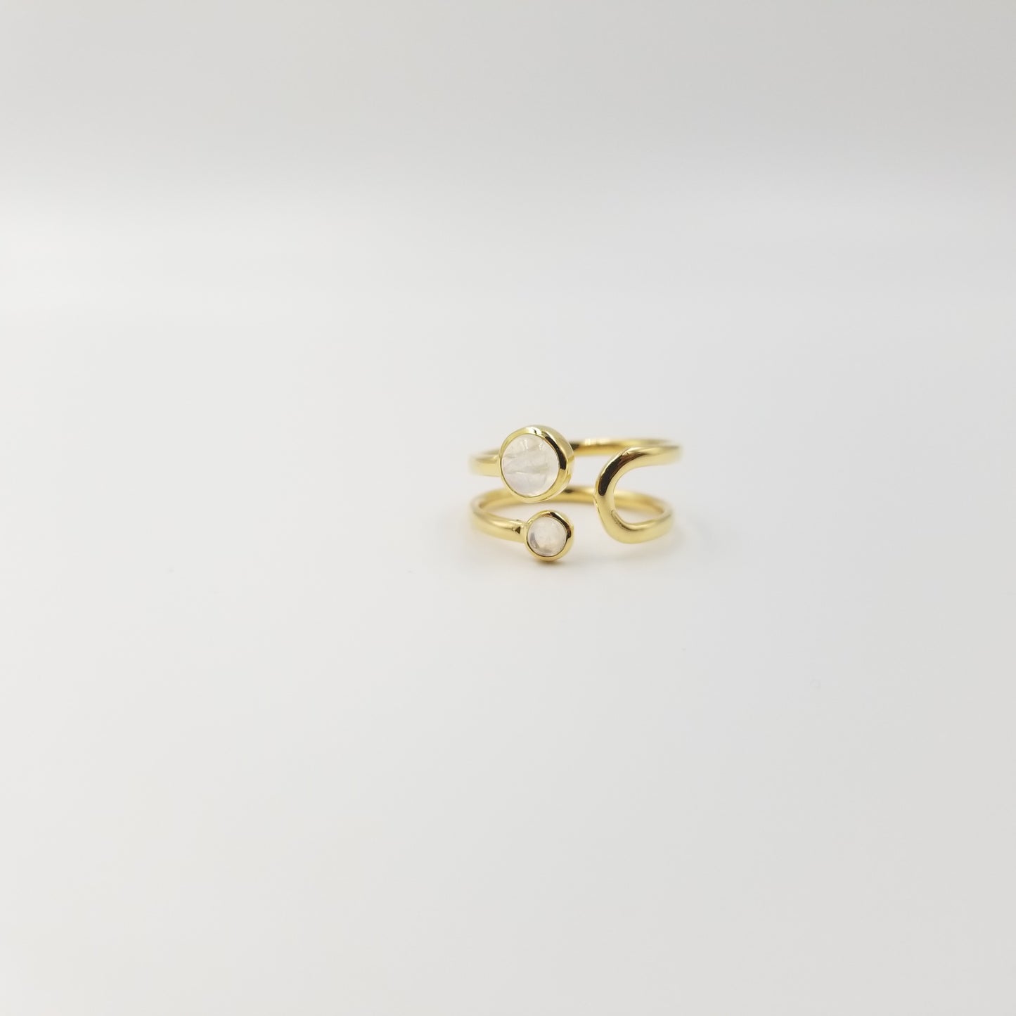 U Turn Moonstone Ring - OurDve