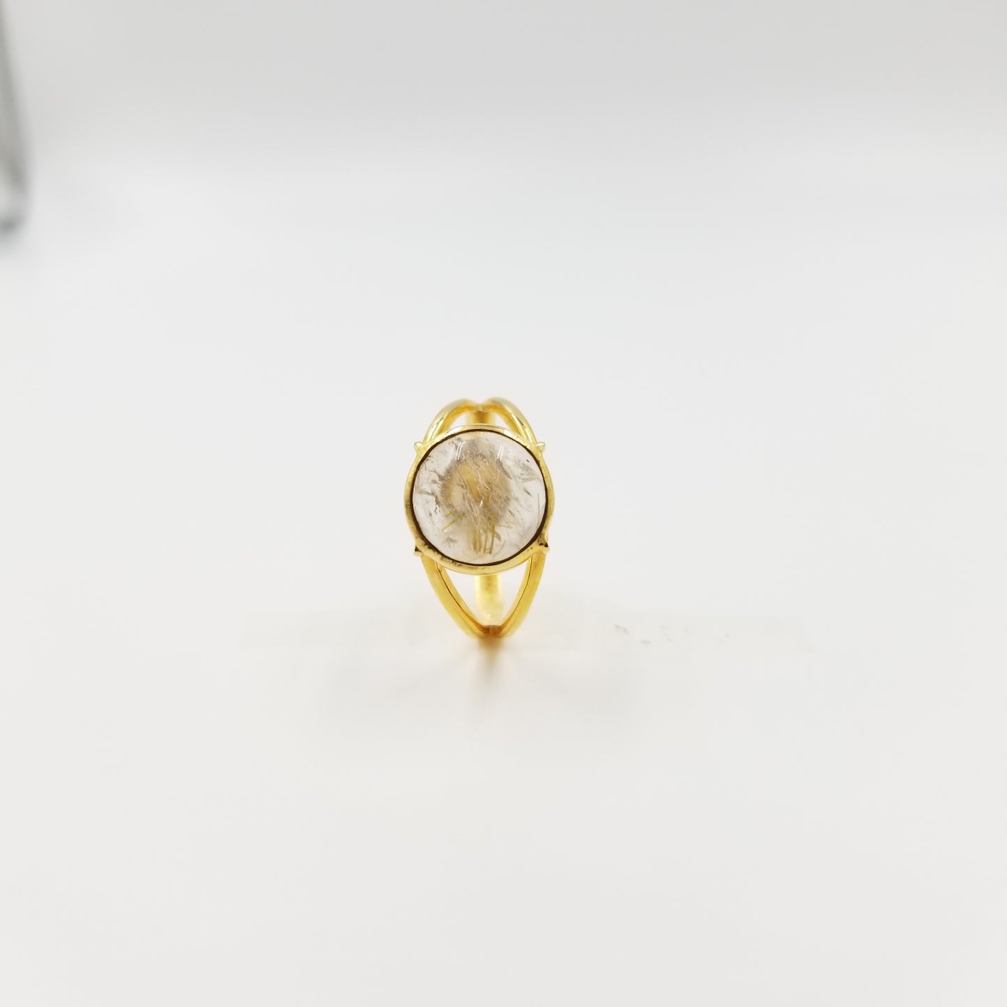 Yellow Rutile Stone Ring - OurDve