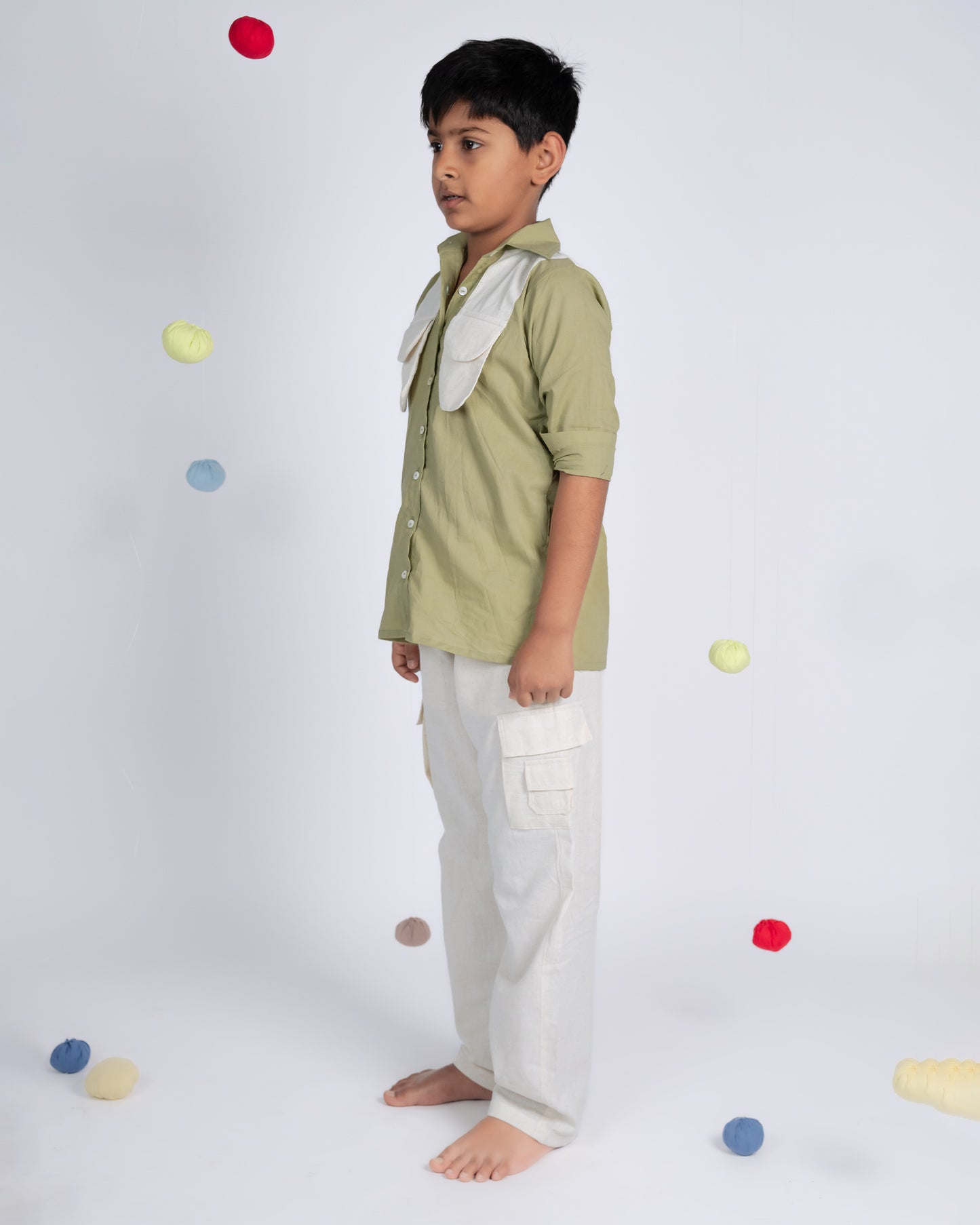 Classic Charm Shirt - Green Beige