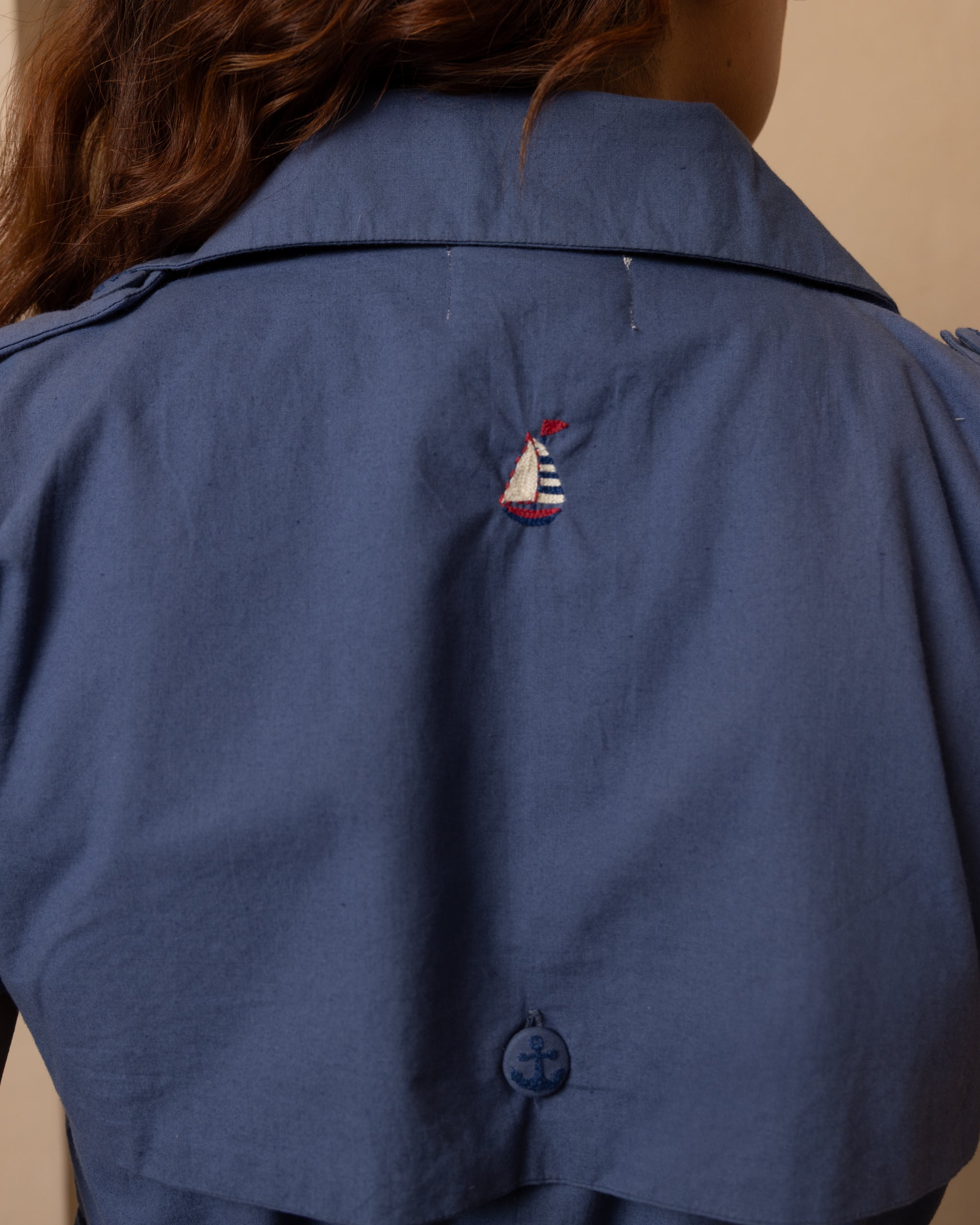 Sail Dress (Dark Blue)