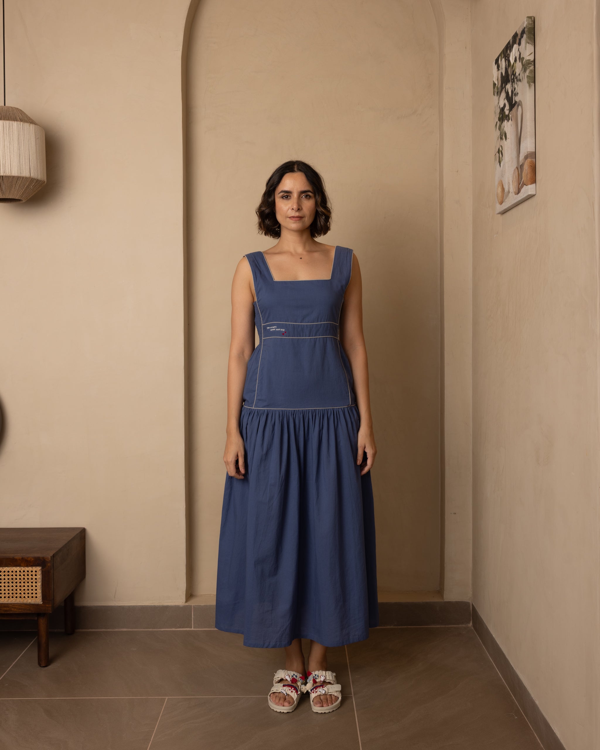 Serene Dress (Dark Blue)