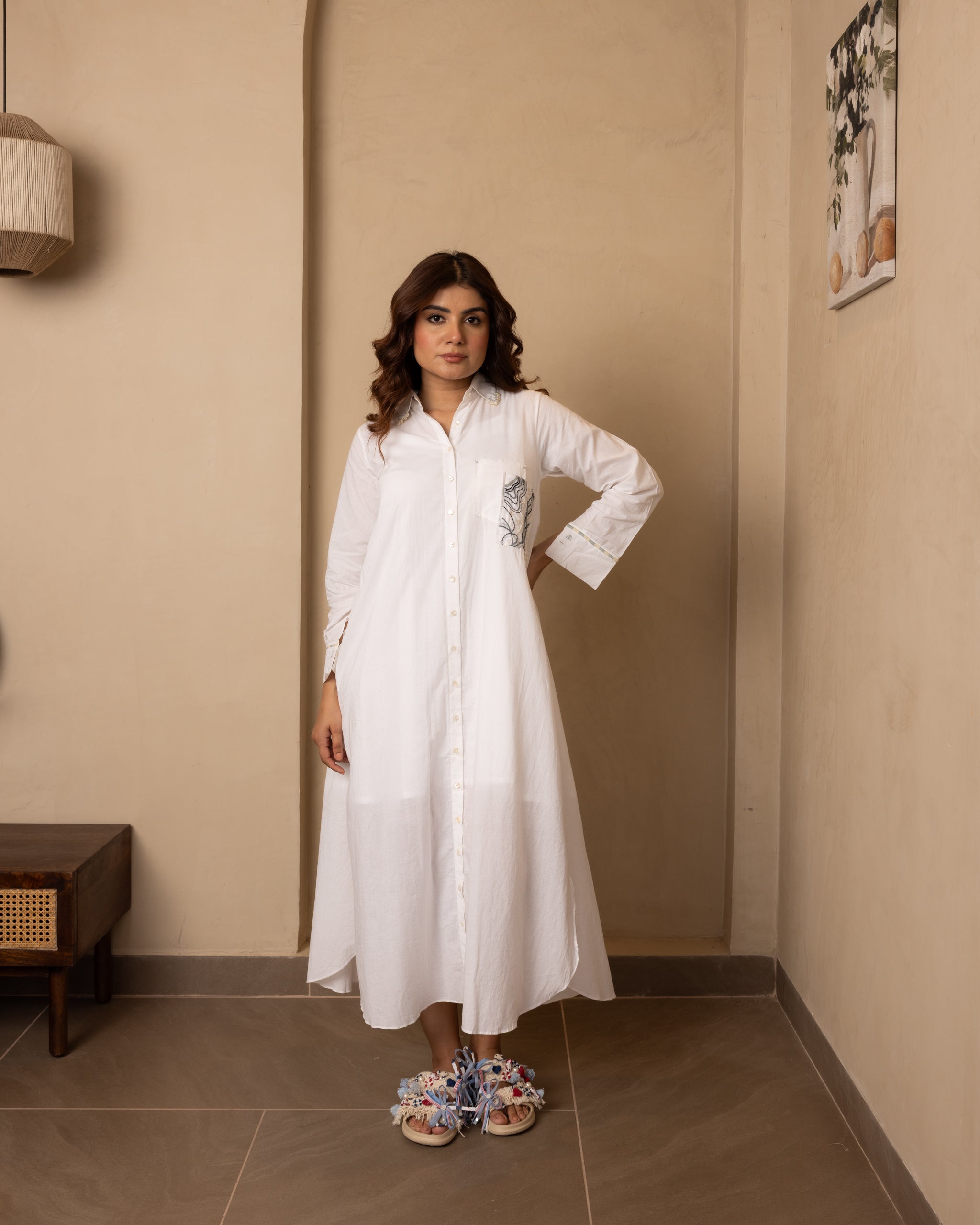 Neptune Dress (White)