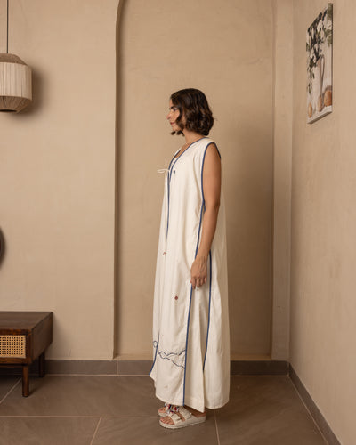 Shore 3 Piece (Top, Jacket and Pants) Set (Beige)