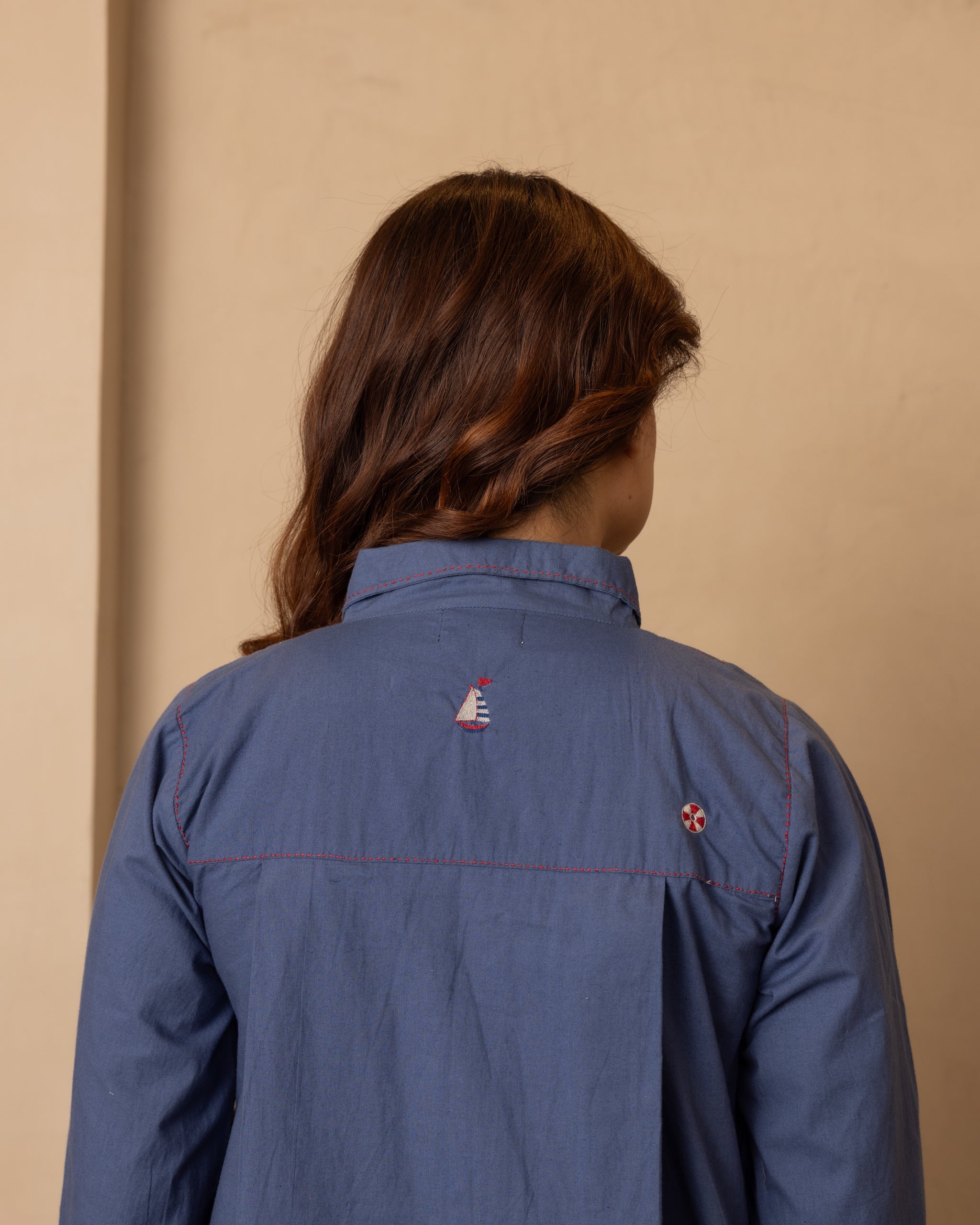 Sage Dress (Dark Blue)