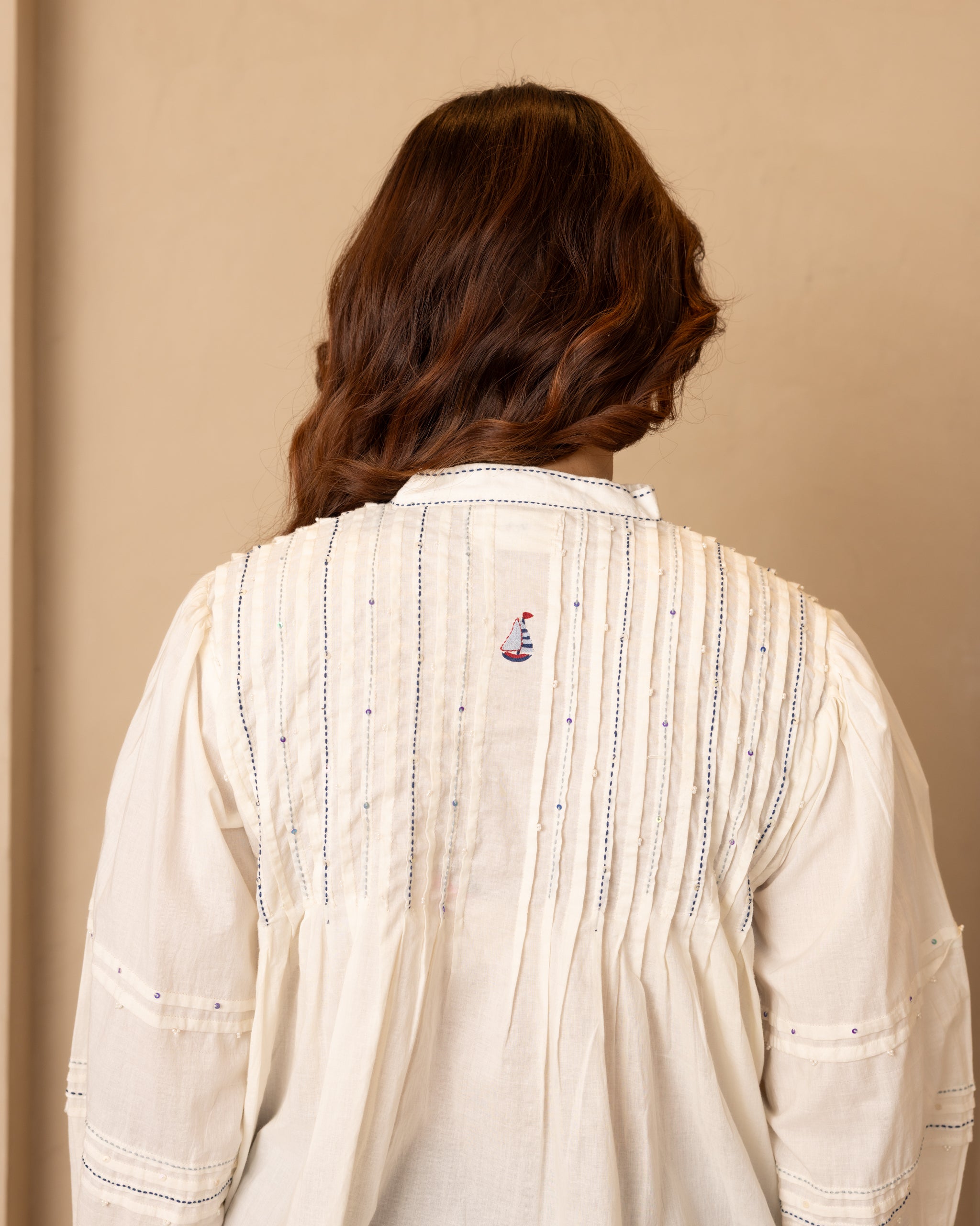 Brig Top and Pants Set (Beige)