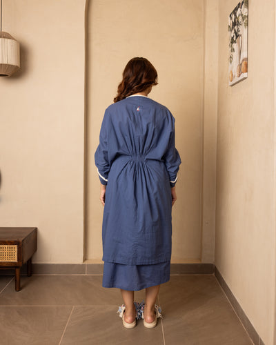 Dune Dress and Skirt Set (Dark Blue)