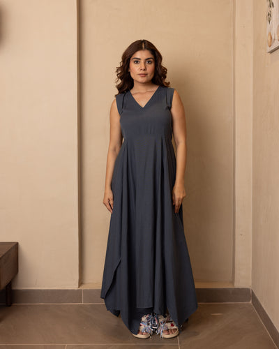 Sierra Jacket and Dress Set (Dark Blue)
