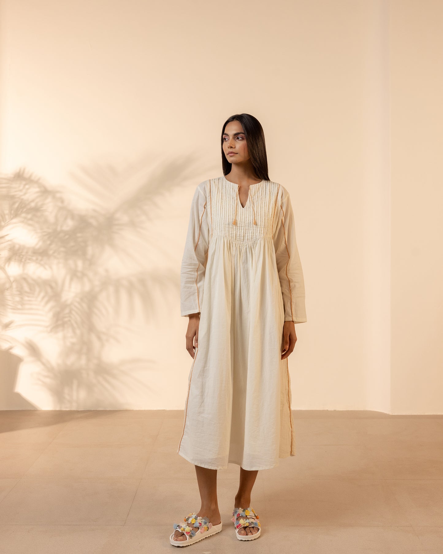 Sunpetal Dress - Beige