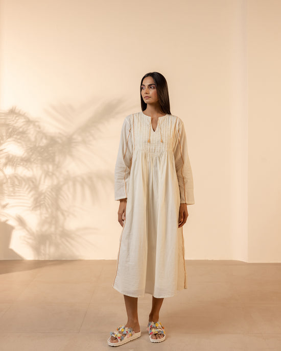 Sunpetal Dress - Beige