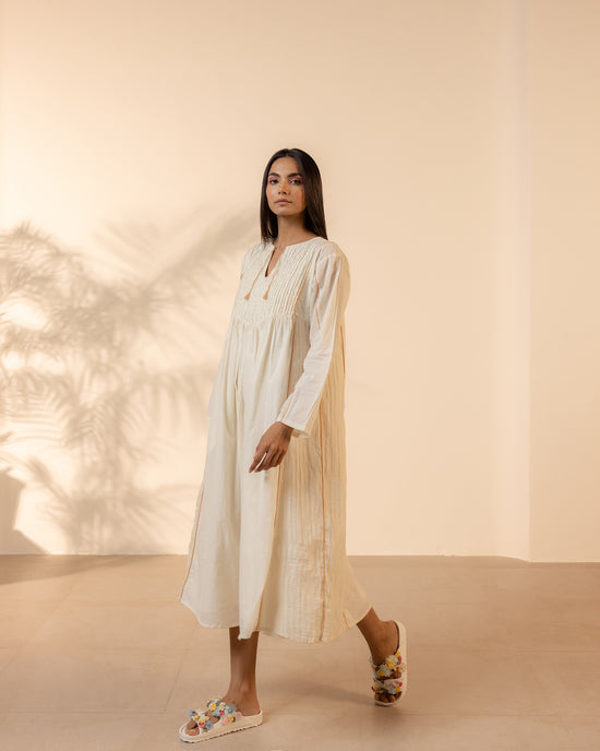 Sunpetal Dress - Beige