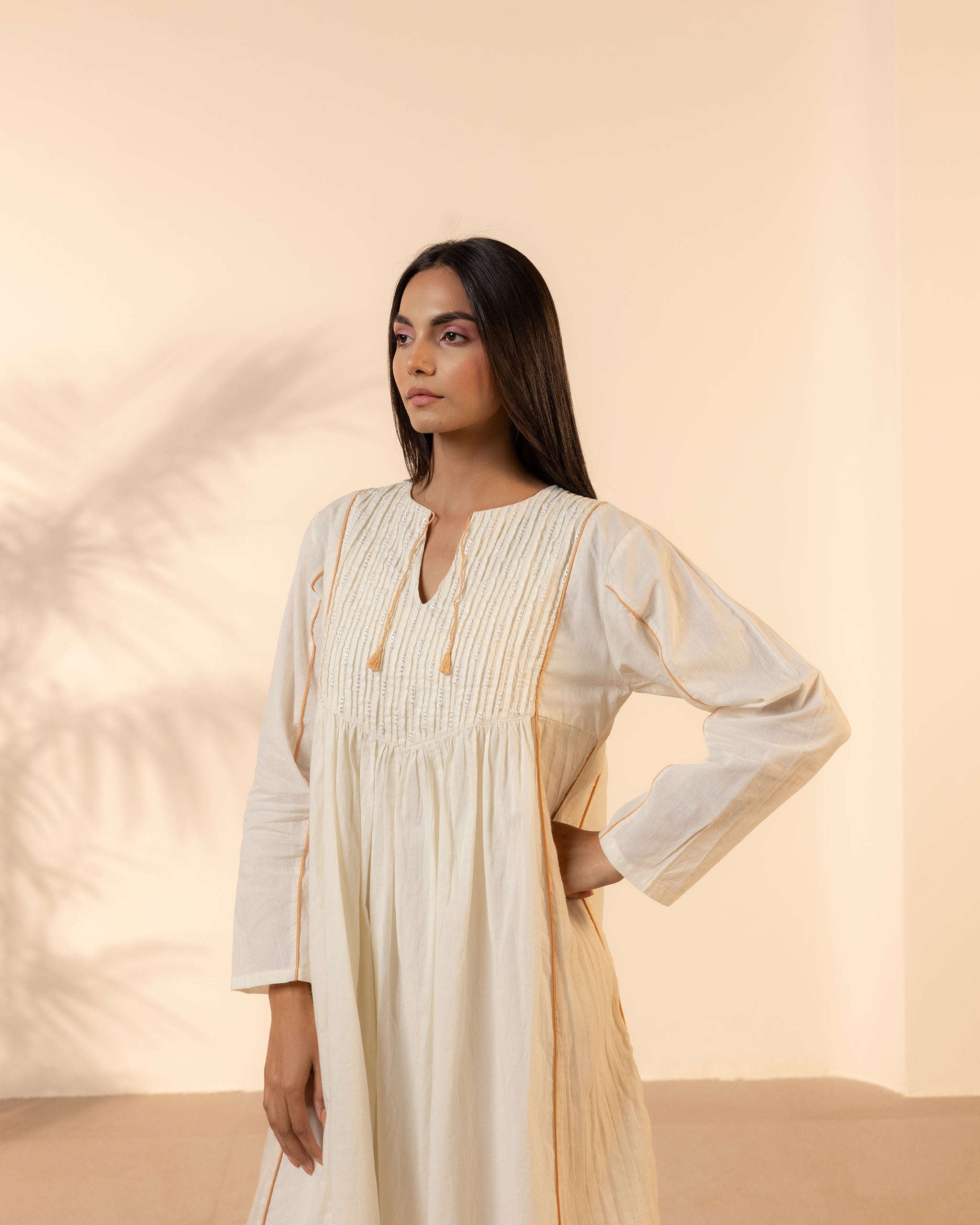 Sunpetal Dress - Beige