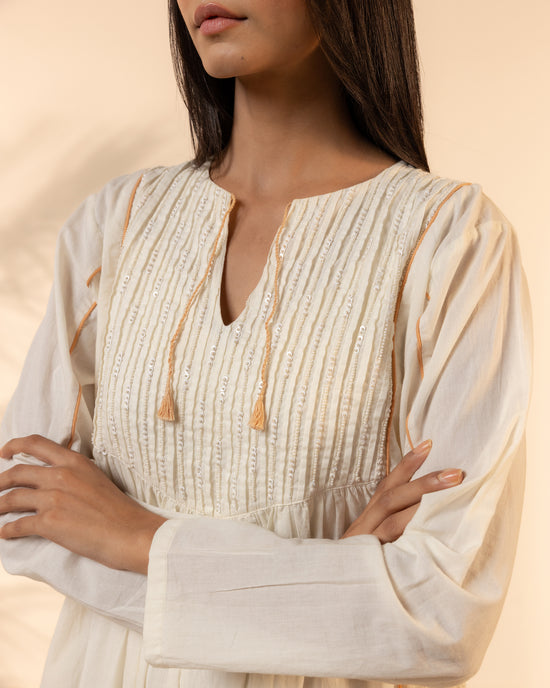 Sunpetal Dress - Beige