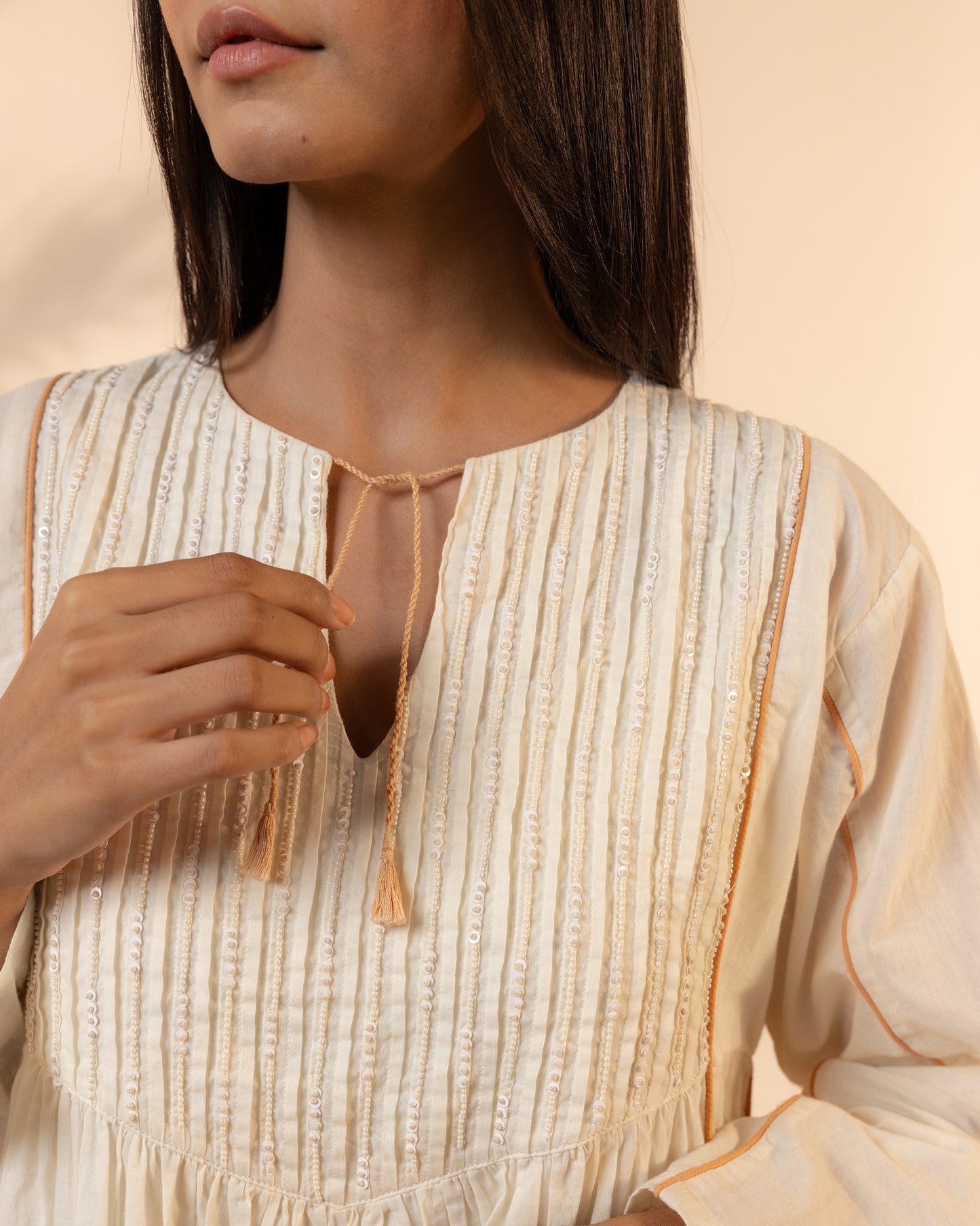 Sunpetal Dress - Beige